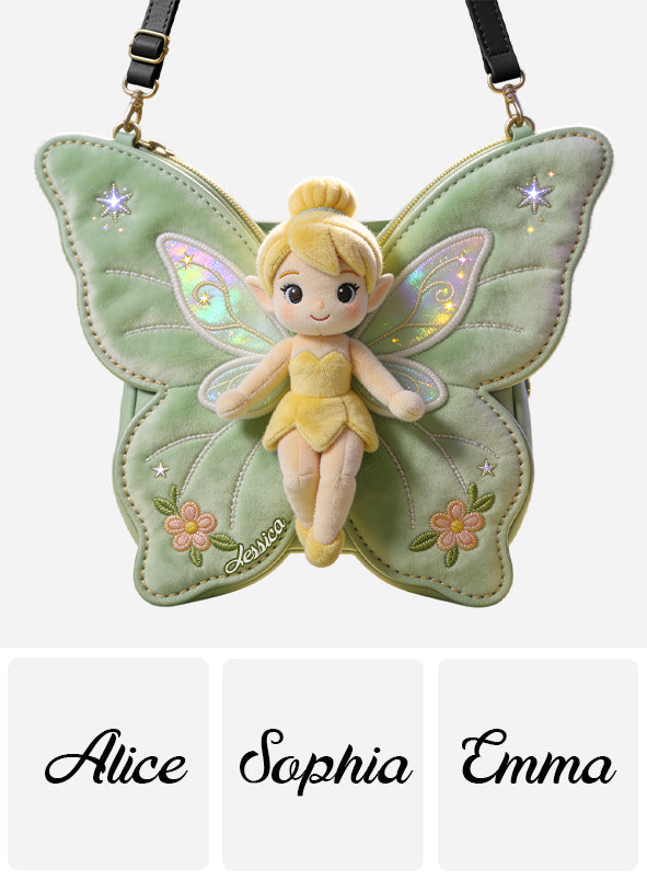 Magical Time - Personalized Flying Fairy Plush Crossbag