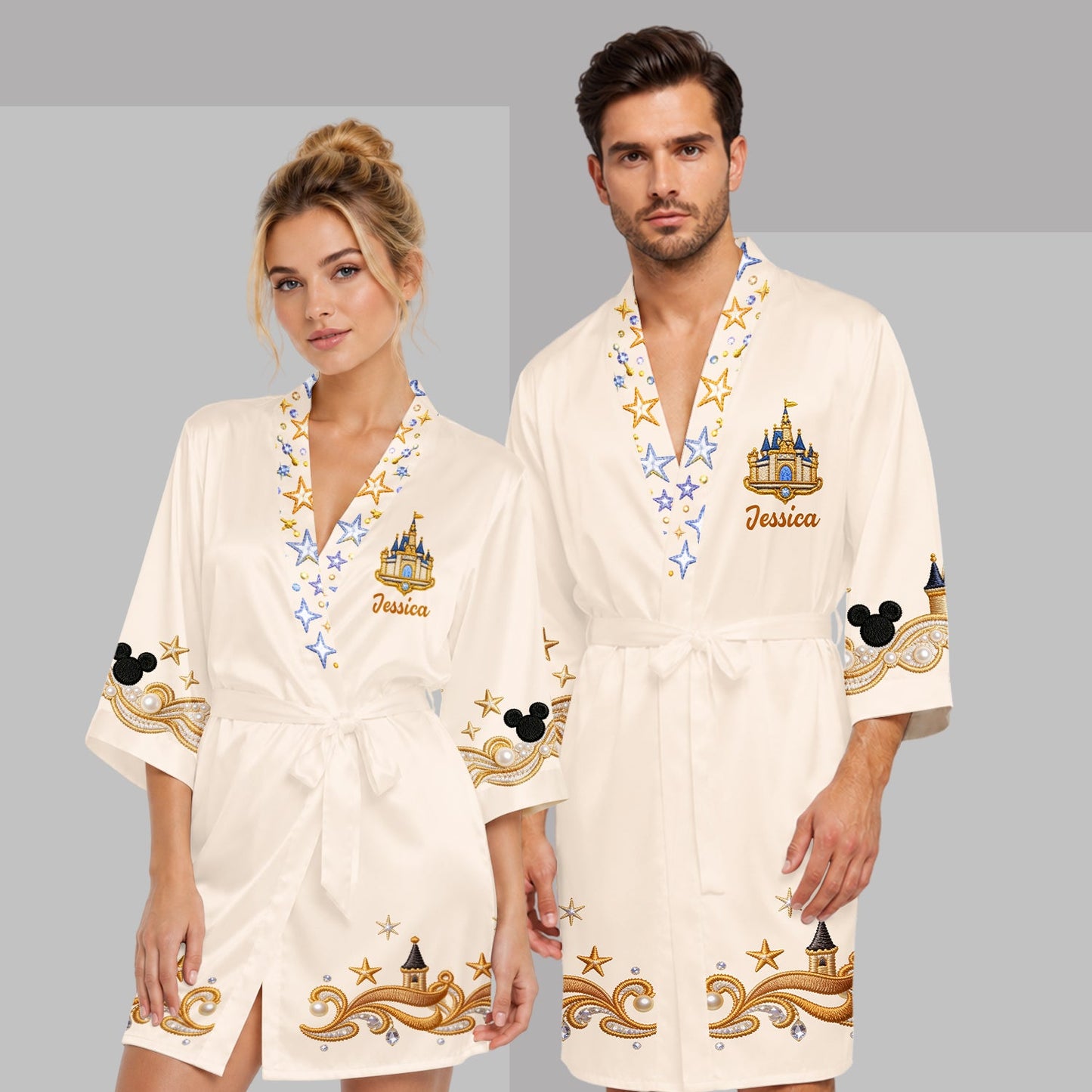 Believe In Magic - Personalized Dream Trip Satin Robe