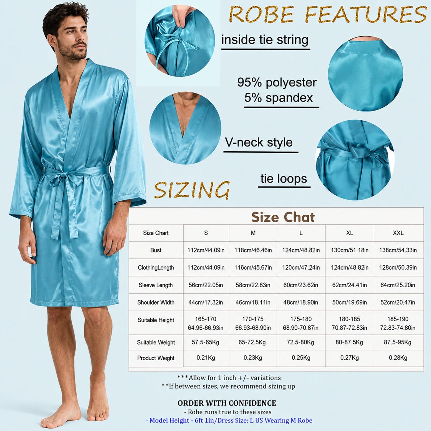 Believe In Magic - Personalized Dream Trip Satin Robe