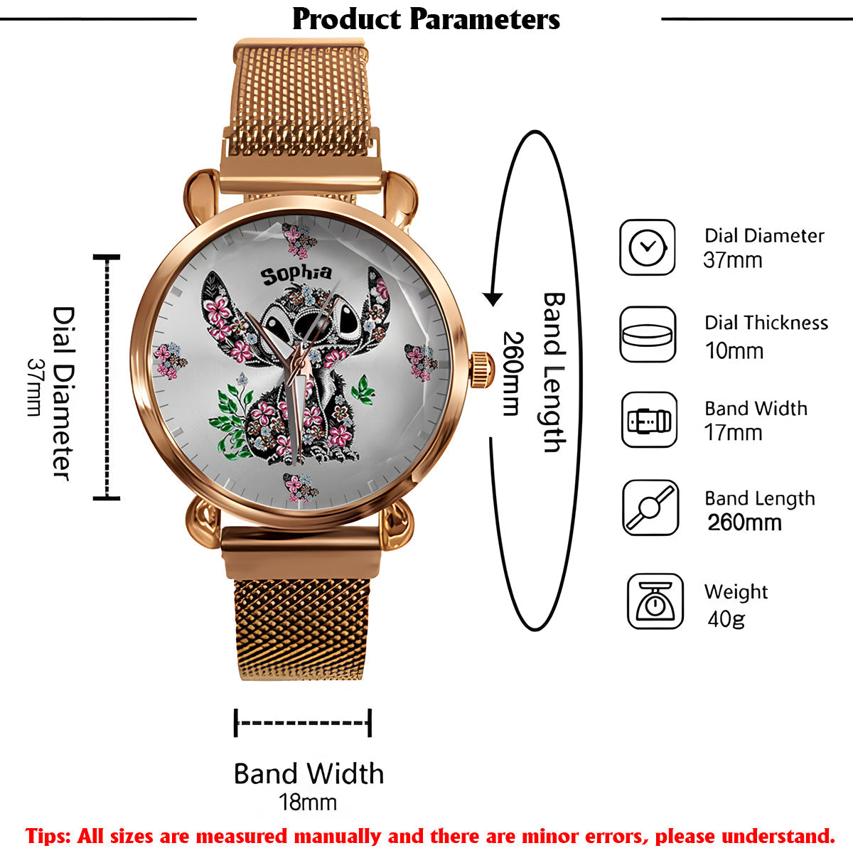 Ohana Means Family - Personalized Ohana Women Hand Watch