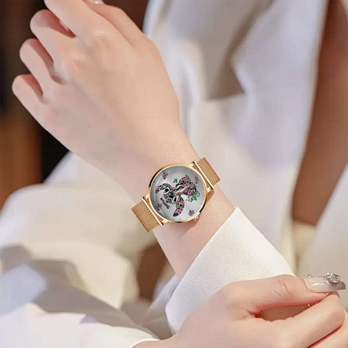 Ohana Means Family - Personalized Ohana Women Hand Watch