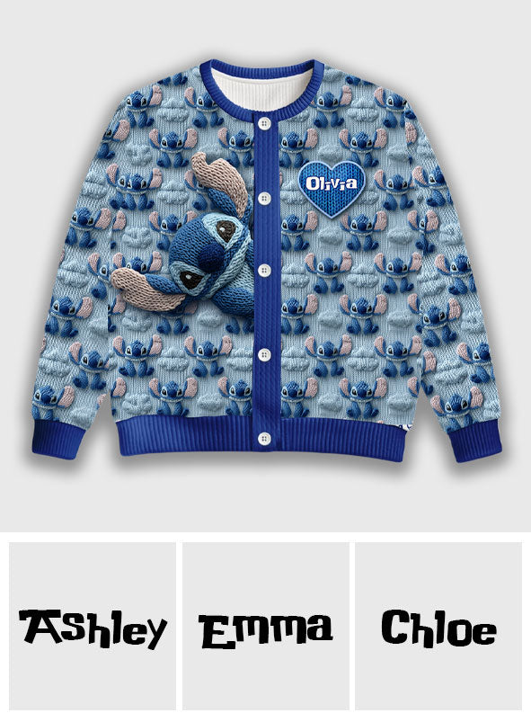Ohana Means Family - Personalized Ohana Cardigan Sweater
