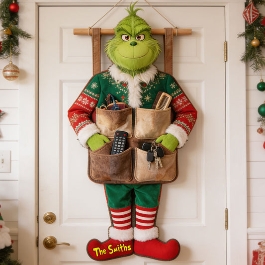 Merry Christmas - Personalized Stole Christmas Hanging Organizer