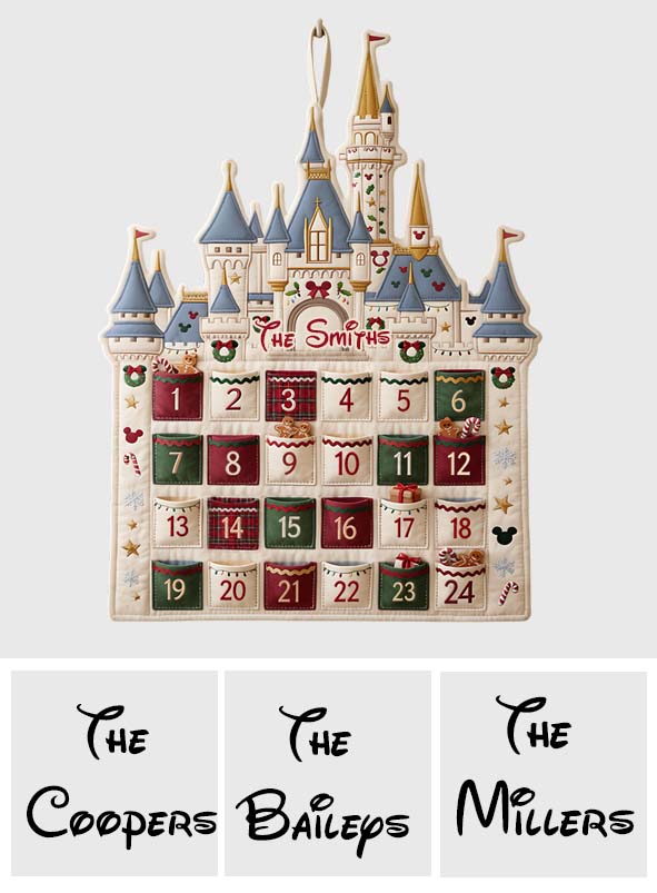 Magical Christmas - Personalized Dream Trip Fabric Advent Calendar