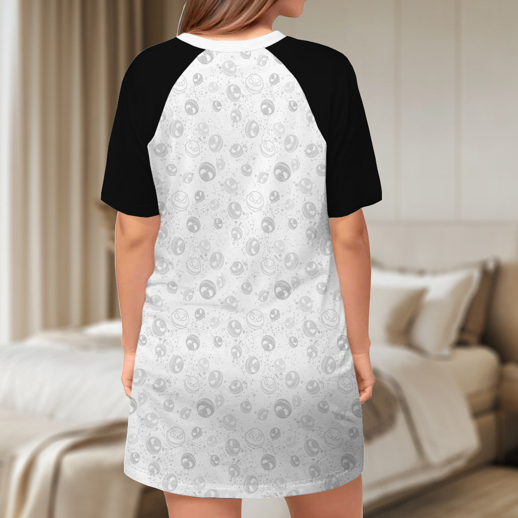 Mama Of Nightmares - Personalized Nightmare Sleep T-shirt Dress