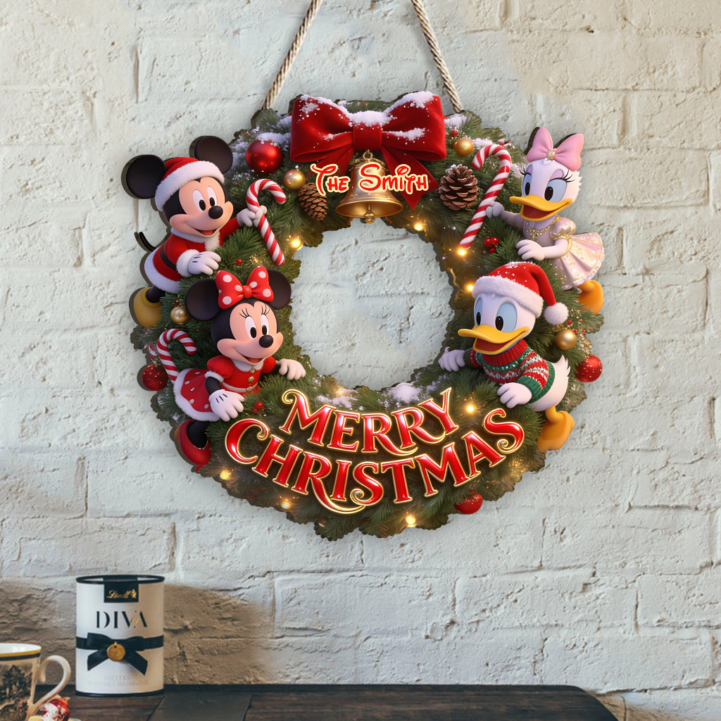 Magical Time Of The Year - Personalized Mouse Custom Shaped Wood Sign