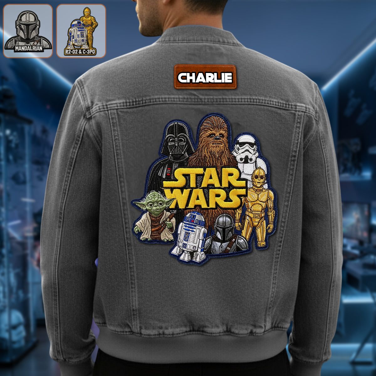 Legend of the Galaxy - Personalized The Force Bomber Jacket
