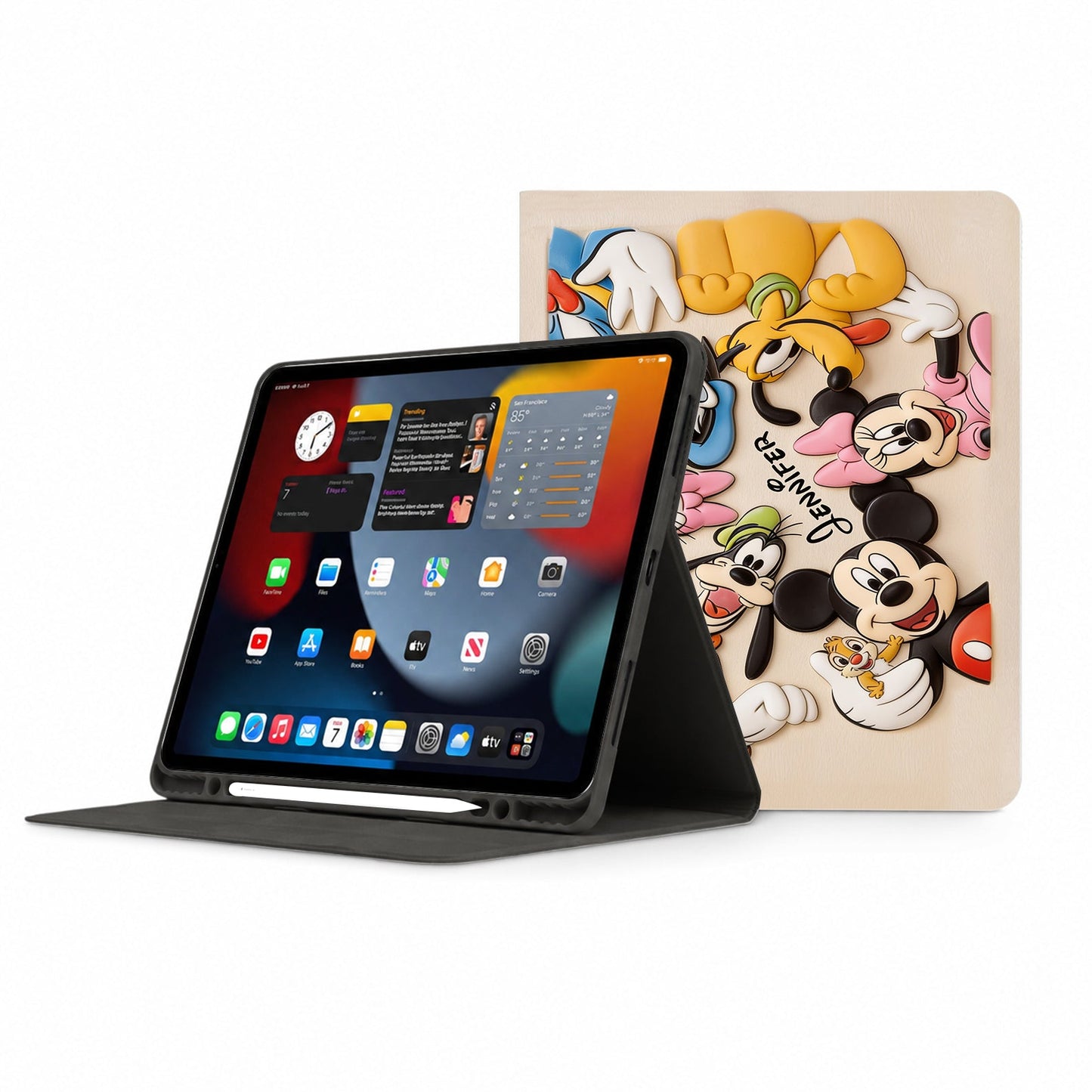 Friends - Personalized Mouse Tablet Cover With Pen Slot