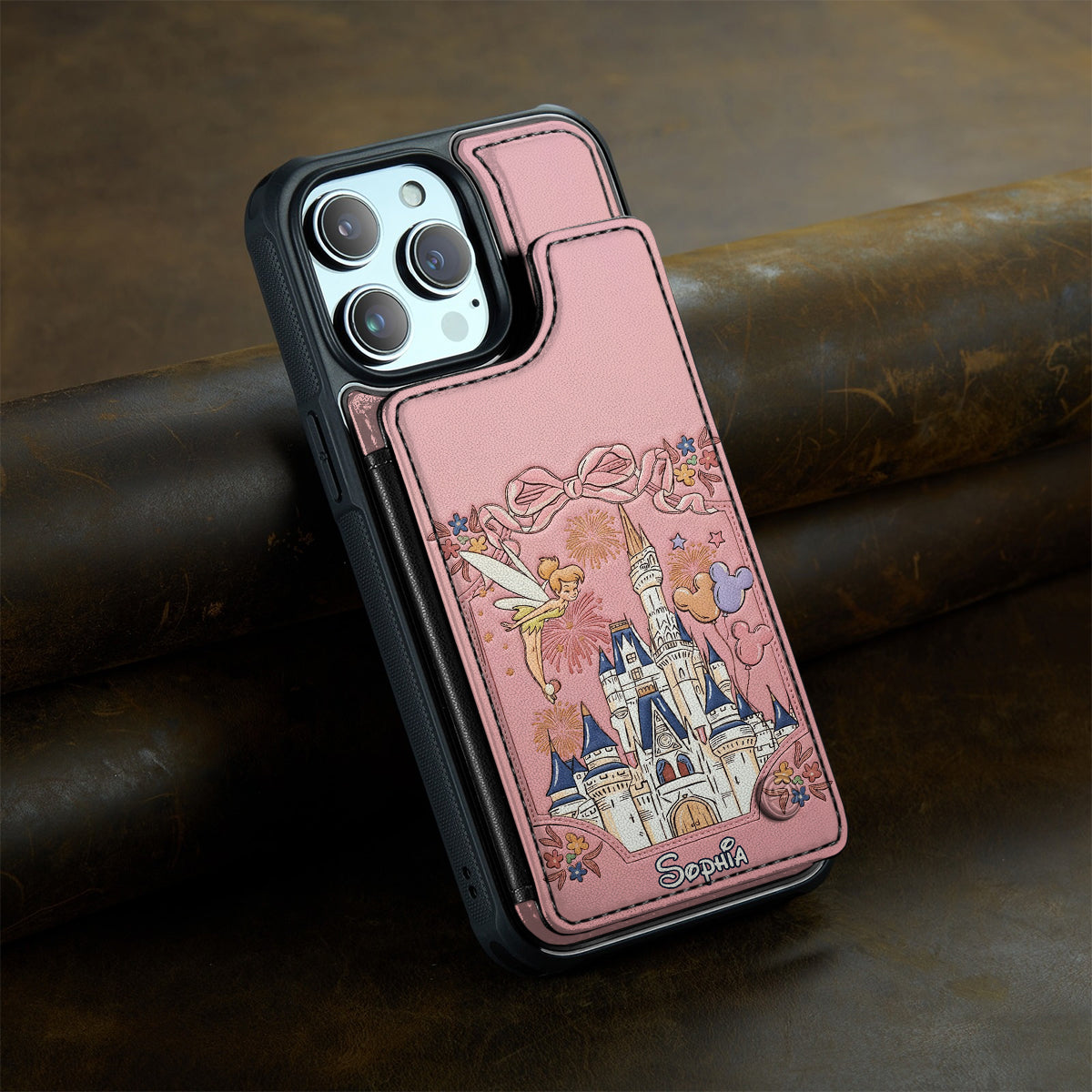 The Magical Castle - Personalized Mouse Fully Printed Wallet Phone Case