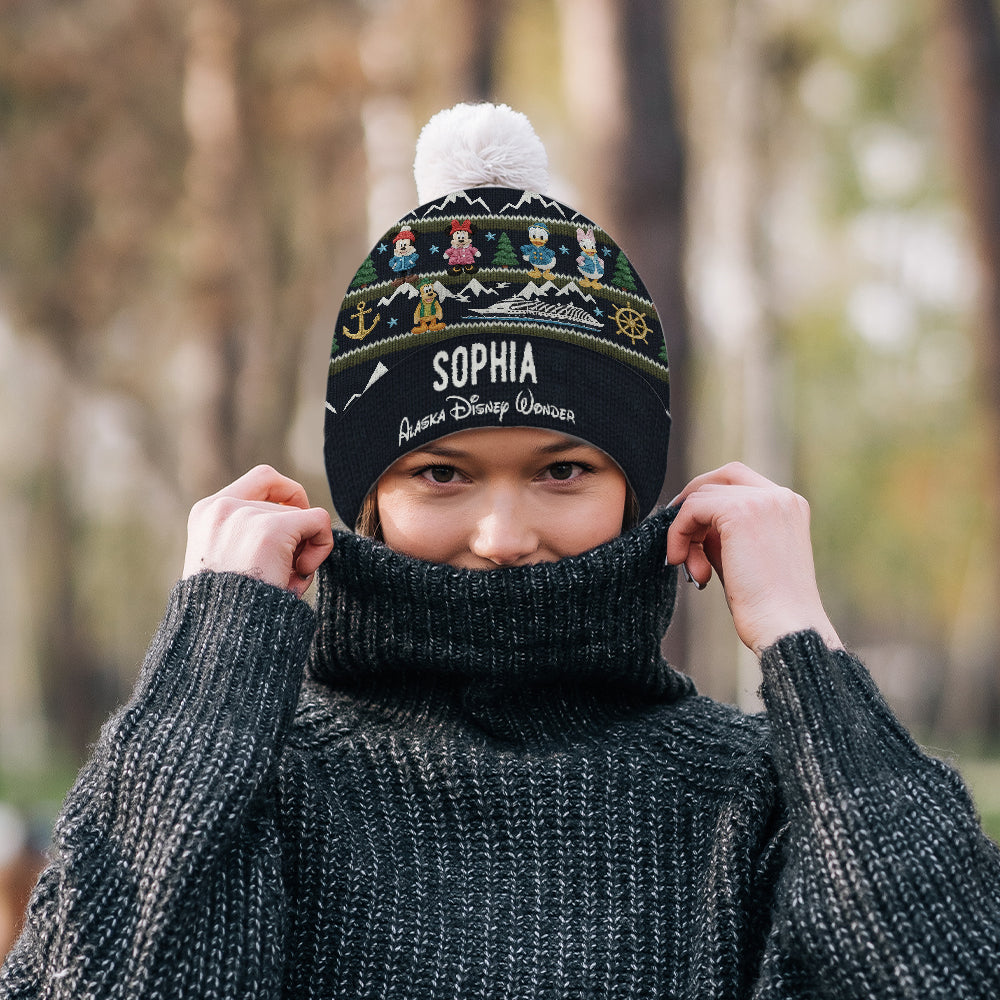 Alaska Trip - Personalized Mouse Beanie Hat