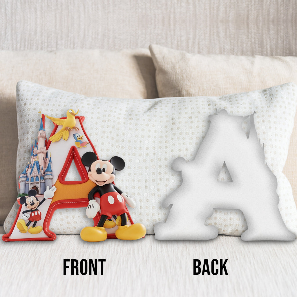 Magical Letter - Personalized Mouse Shaped Pillow