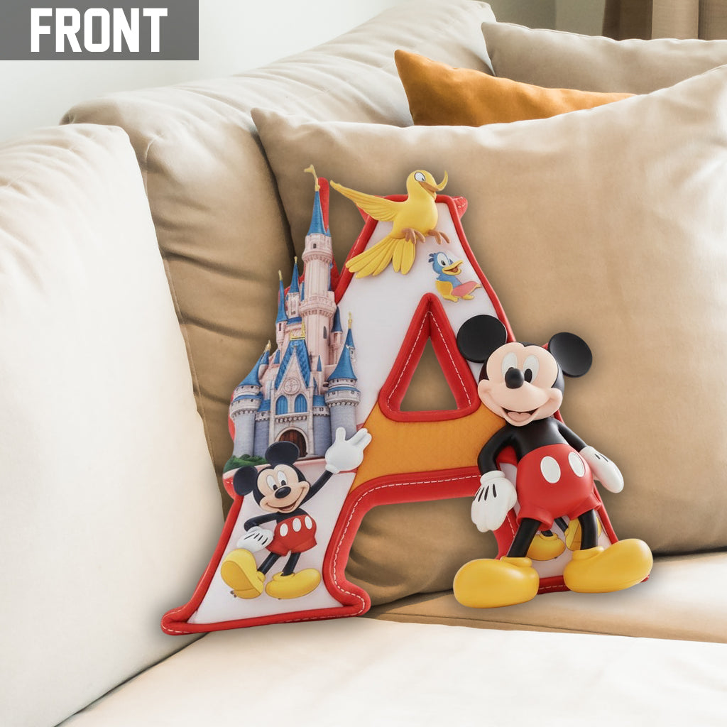 Magical Letter - Personalized Mouse Shaped Pillow
