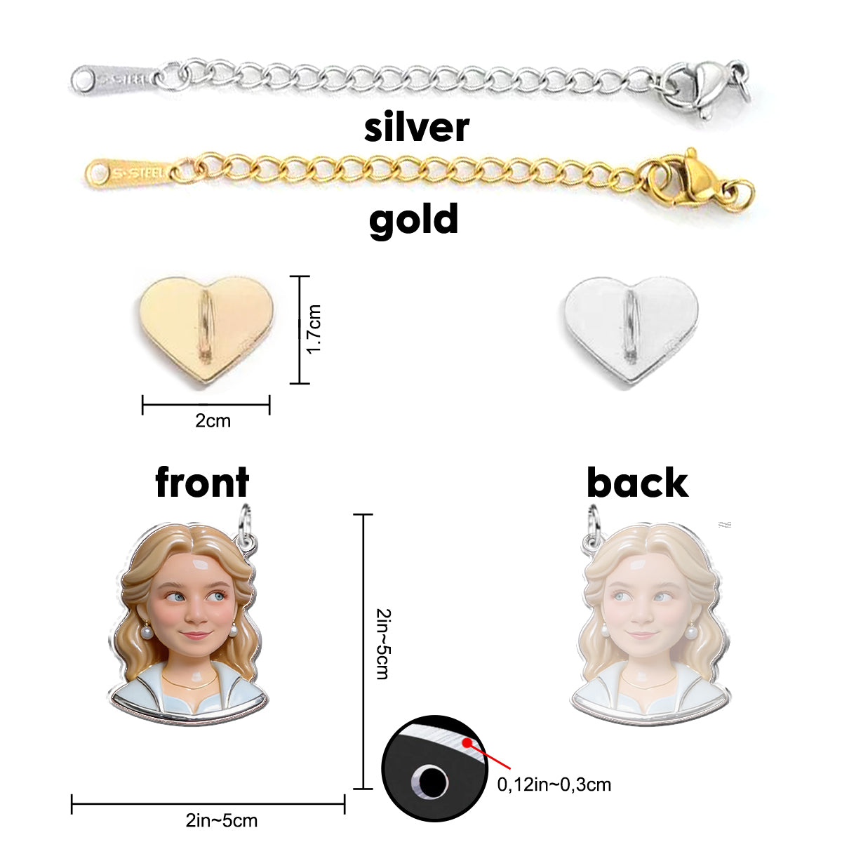 Magical Friend Keepsakes - Personalized Dream Trip Dangling Charms