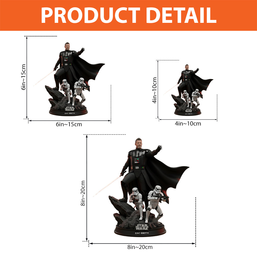 The Power Of The Dark Side - Personalized The Force Custom Shaped Acrylic Plaque