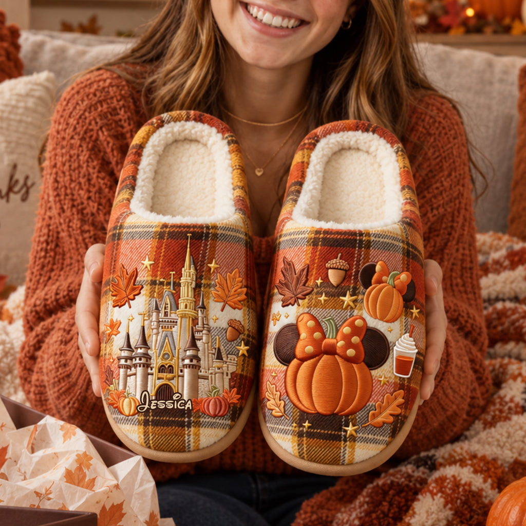 Magical Autumn - Personalized Dream Trip Slippers