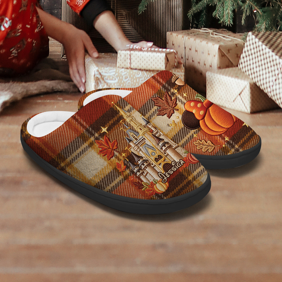 Magical Autumn - Personalized Dream Trip Slippers