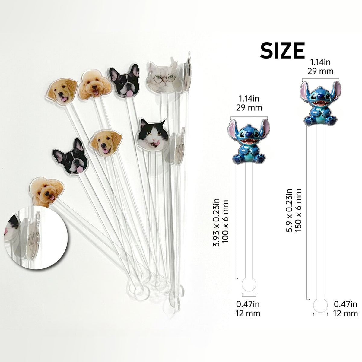 Ohana Means Family - Personalized Ohana Set Accent Mug with Acrylic Stirrers