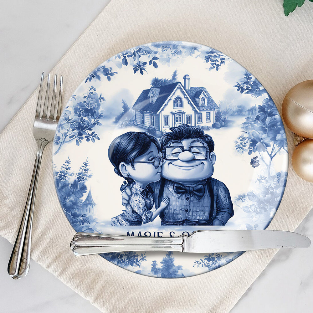 You Are My Adventure - Personalized Mouse Ceramic Round Plate