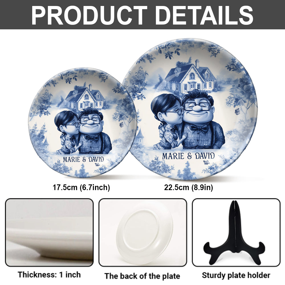 You Are My Adventure - Personalized Mouse Ceramic Round Plate