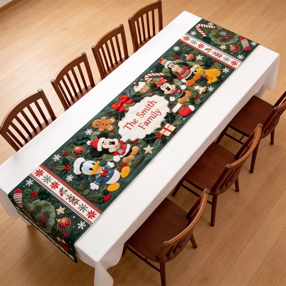 Magical Moment - Personalized Mouse Custom Shape Table Runner