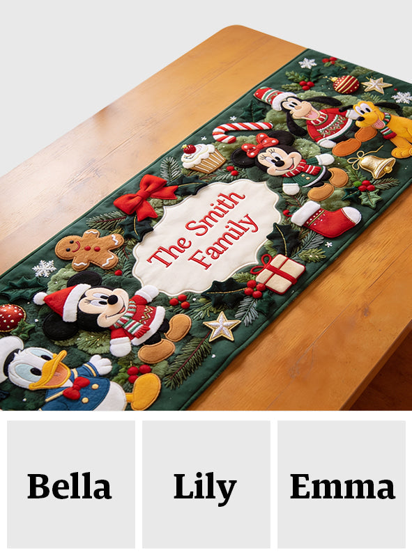 Magical Moment - Personalized Mouse Custom Shape Table Runner