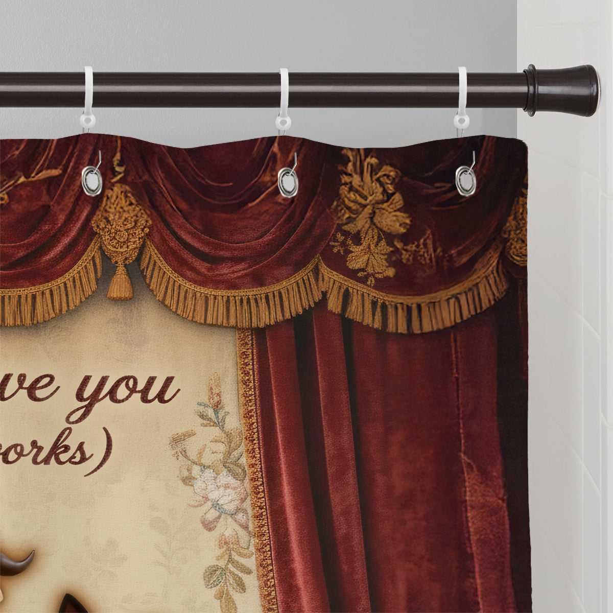 Funny Fairytale Roleplay Tapestry - Personalized Beauty And The Beast Blackout Window Curtain/ Drapes Set