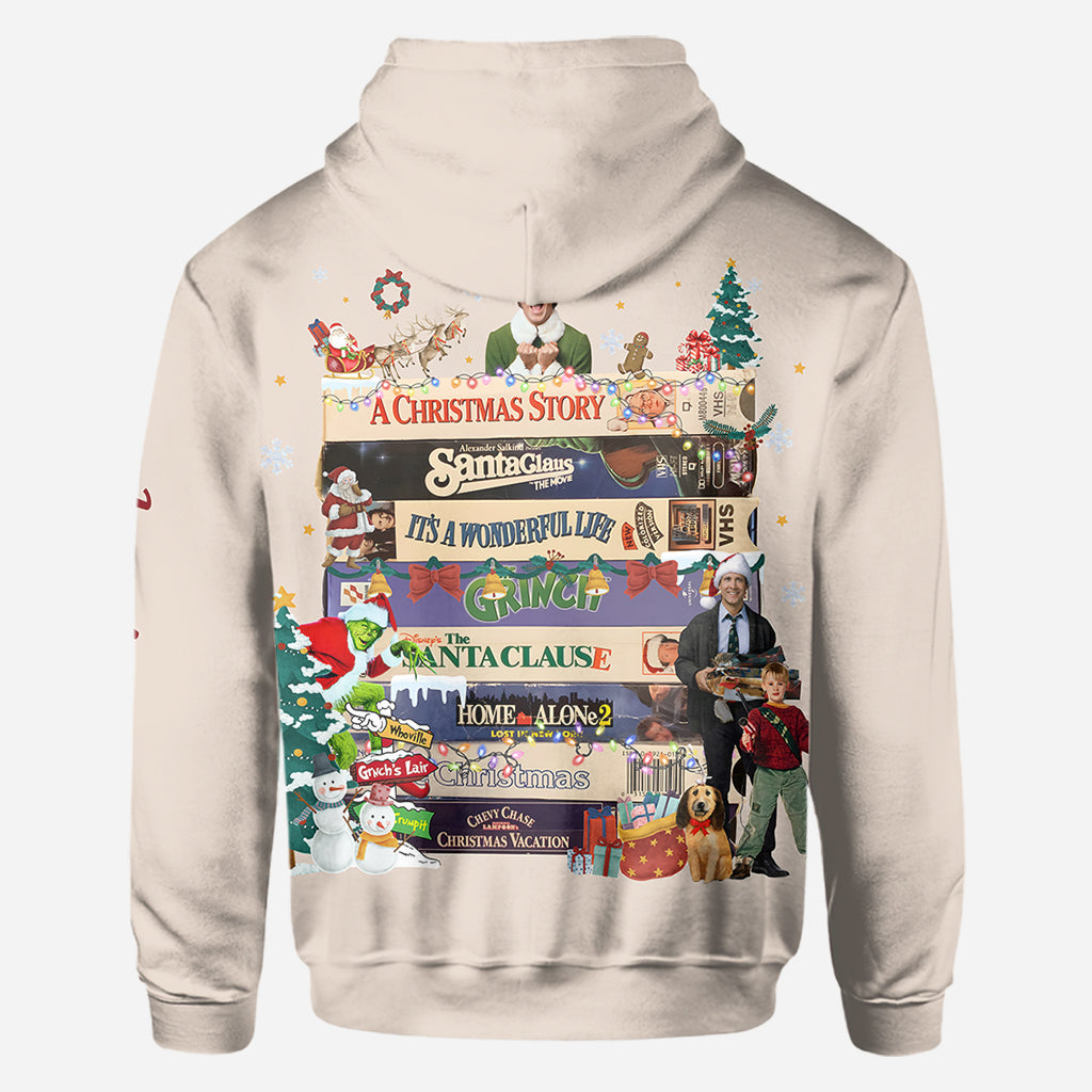 Christmas Movie Watching - Personalized All Over Shirt