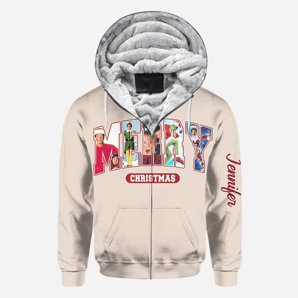 Christmas Movie Watching - Personalized All Over Shirt