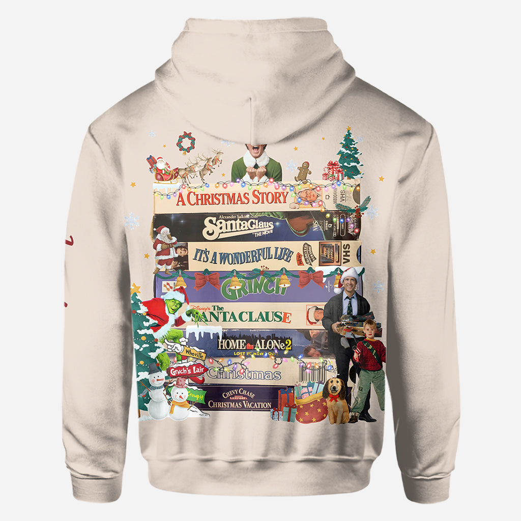Christmas Movie Watching - Personalized All Over Shirt