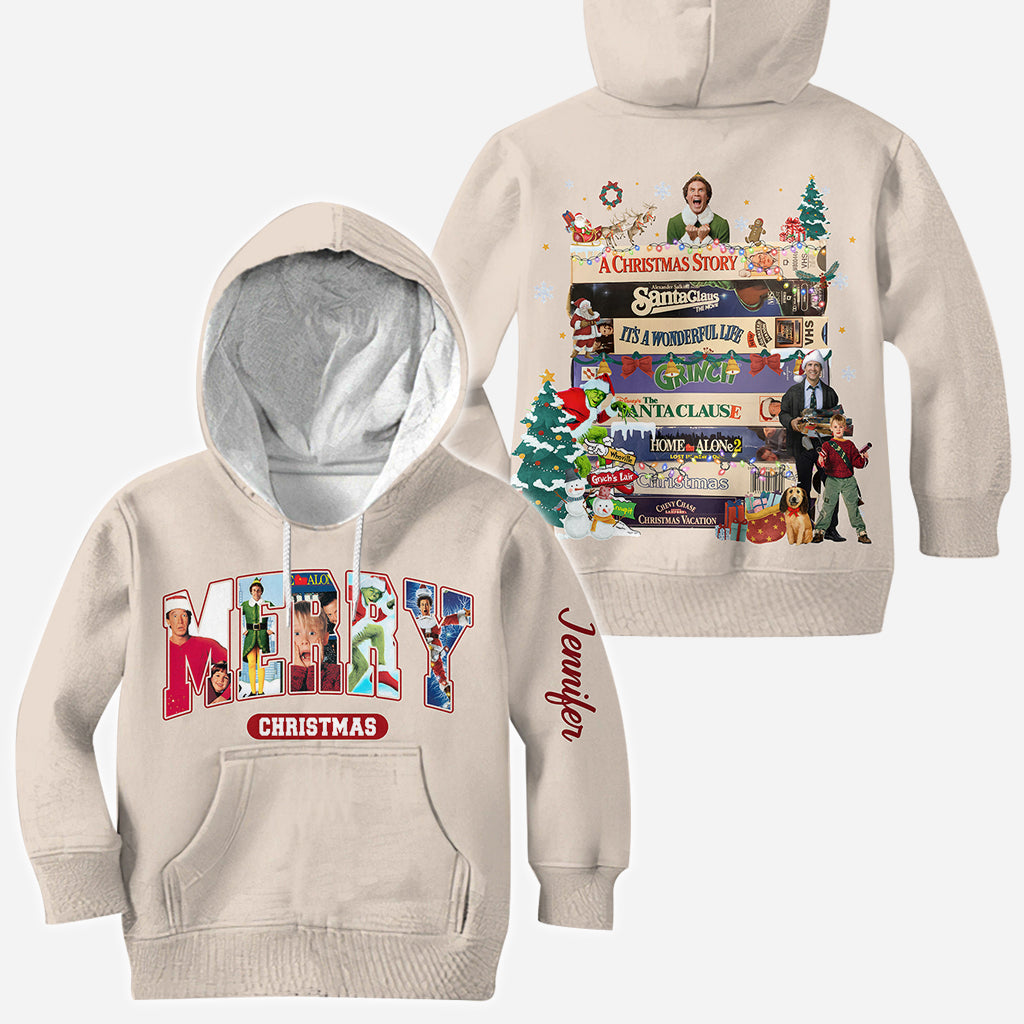 Christmas Movie Watching - Personalized All Over Shirt