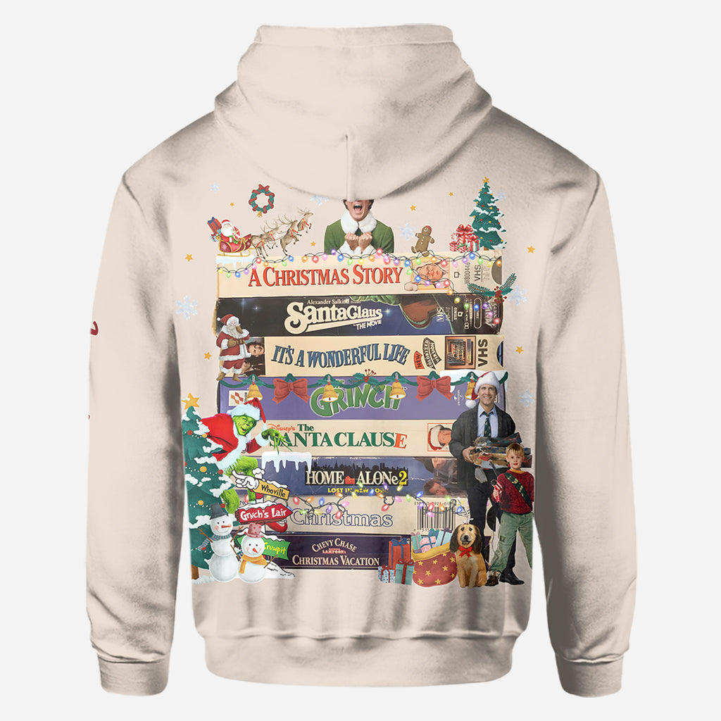 Christmas Movie Watching - Personalized All Over Shirt