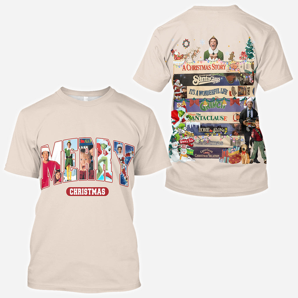 Christmas Movie Watching - Personalized All Over Shirt
