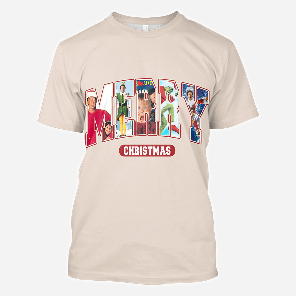 Christmas Movie Watching - Personalized All Over Shirt