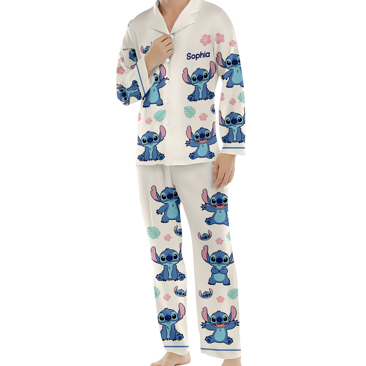 Ohana - Personalized Ohana Button Down Pajamas