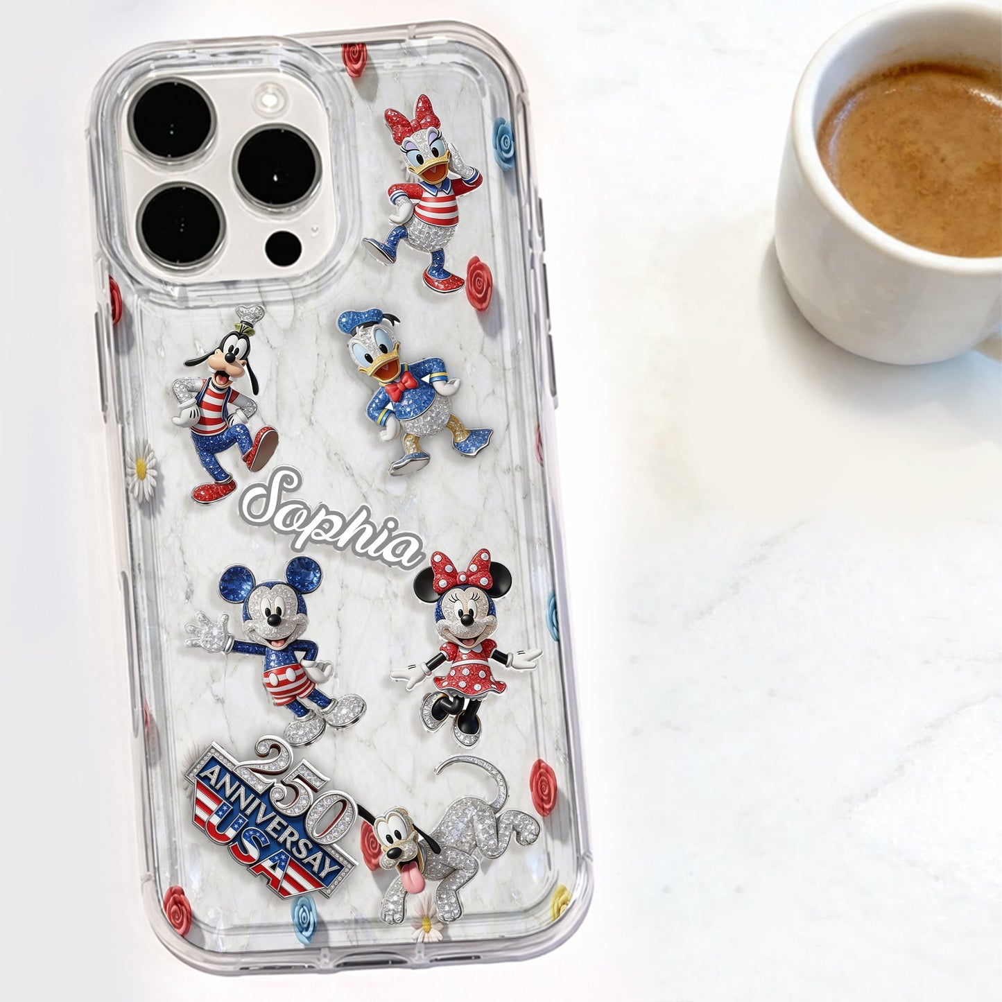 Friends 250 Anniversary - Personalized Mouse Shaker Phone Case