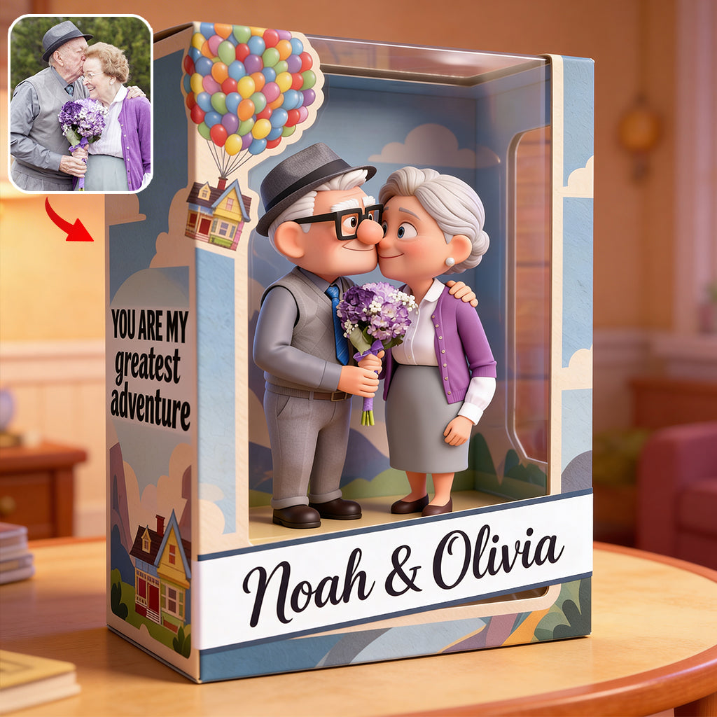 You Are My Greatest Adventure - Personalized Up Movie Couple Custom Shaped Acrylic Plaque