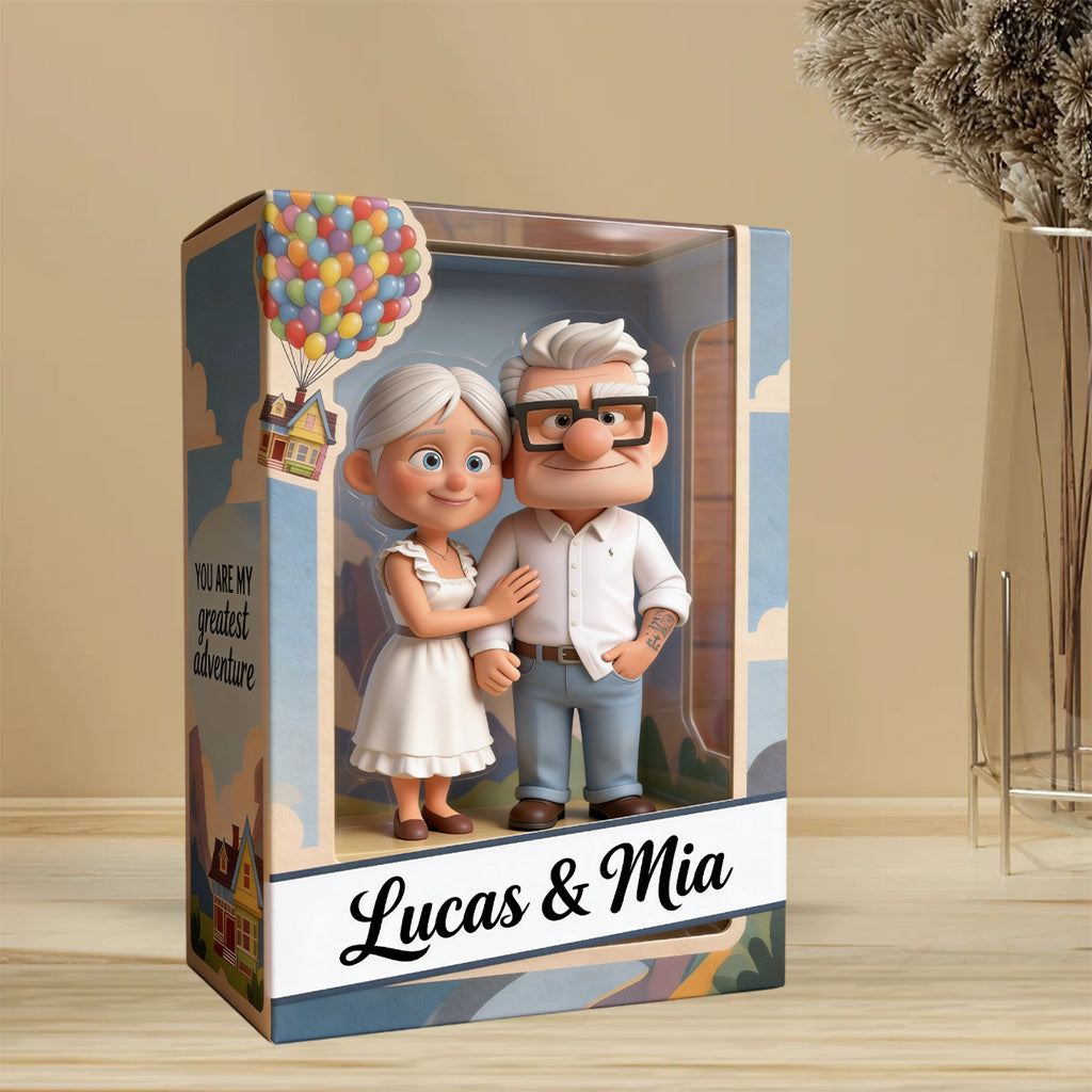 You Are My Greatest Adventure - Personalized Up Movie Couple Custom Shaped Acrylic Plaque