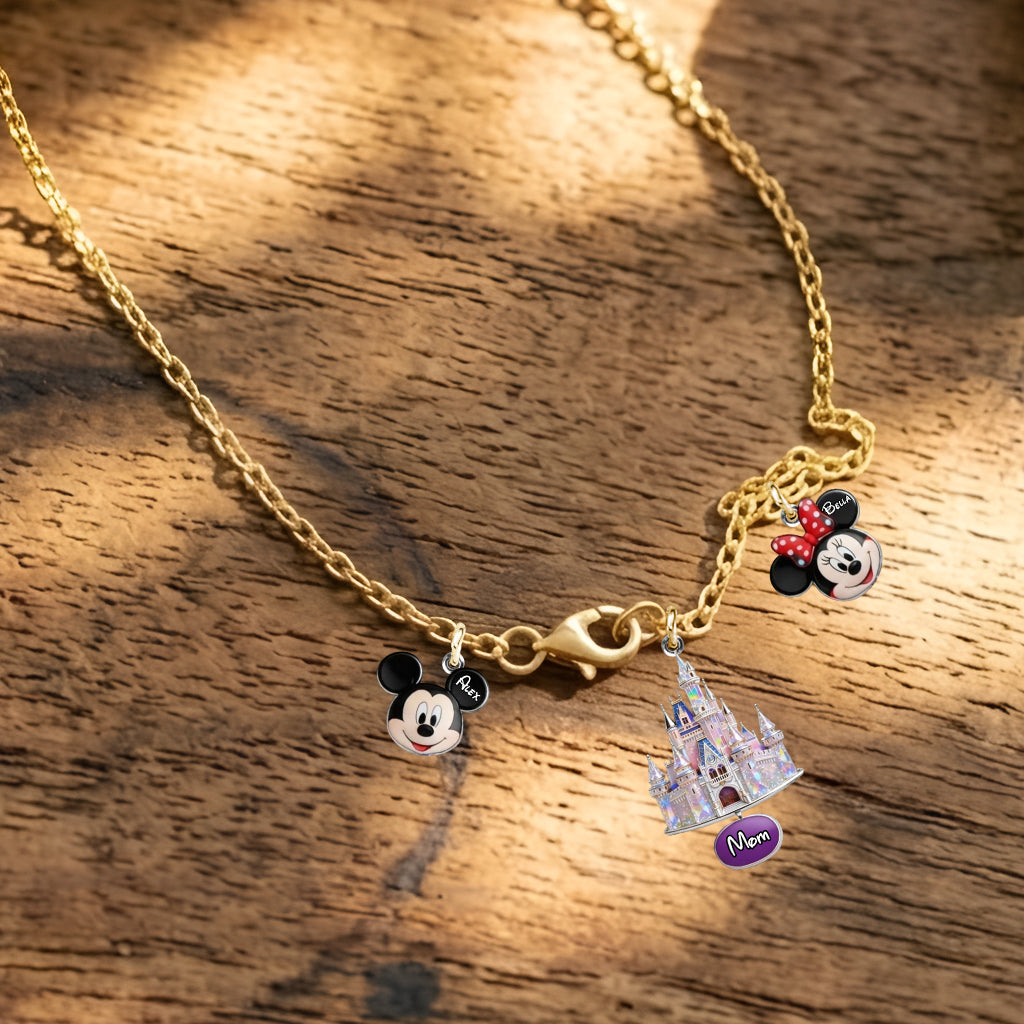 Magical Castle - Personalized Dream Trip Metal Necklaces With Pendants