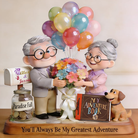 My Greatest Adventure - Personalized Up Movie Couple Custom Shaped Acrylic Plaque