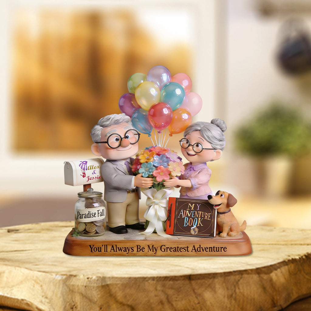 My Greatest Adventure - Personalized Up Movie Couple Custom Shaped Acrylic Plaque