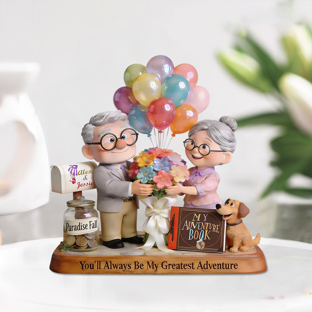 My Greatest Adventure - Personalized Up Movie Couple Custom Shaped Acrylic Plaque