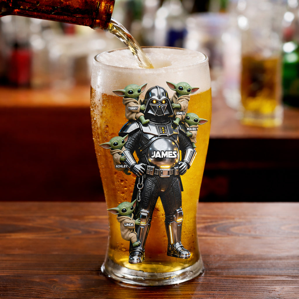 It's Not A Dad Bod It's A Father Figure - Personalized The Force Beer Pint