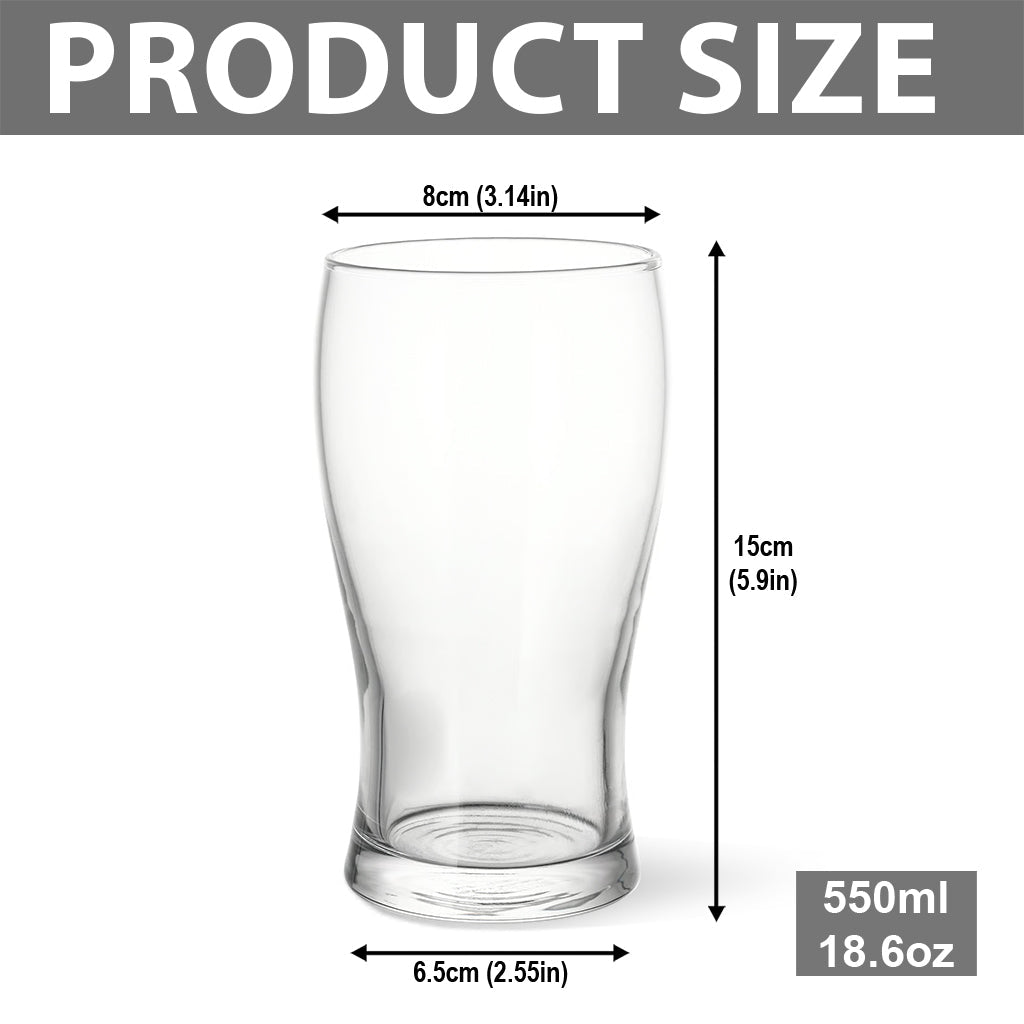It's Not A Dad Bod It's A Father Figure - Personalized The Force Beer Pint