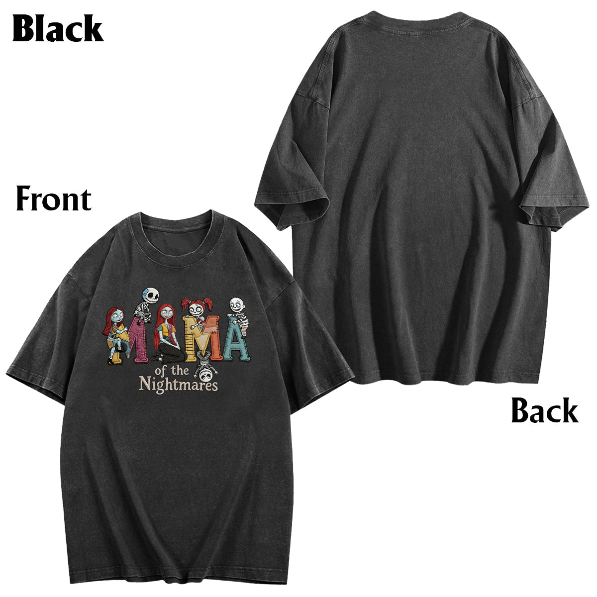 Mama Of The Nightmares - Personalized Nightmare Wash T-Shirt