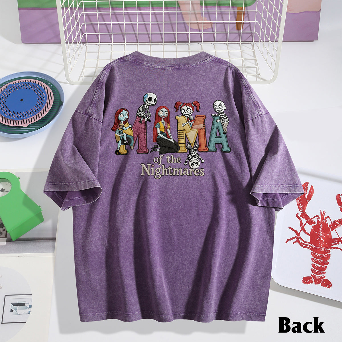 Mama Of The Nightmares - Personalized Nightmare Wash T-Shirt