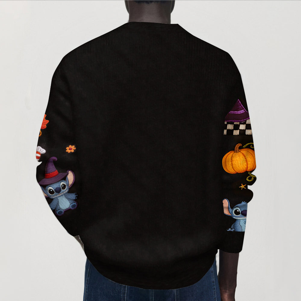 Trick Or Treat - Personalized Ohana Cardigan Sweater