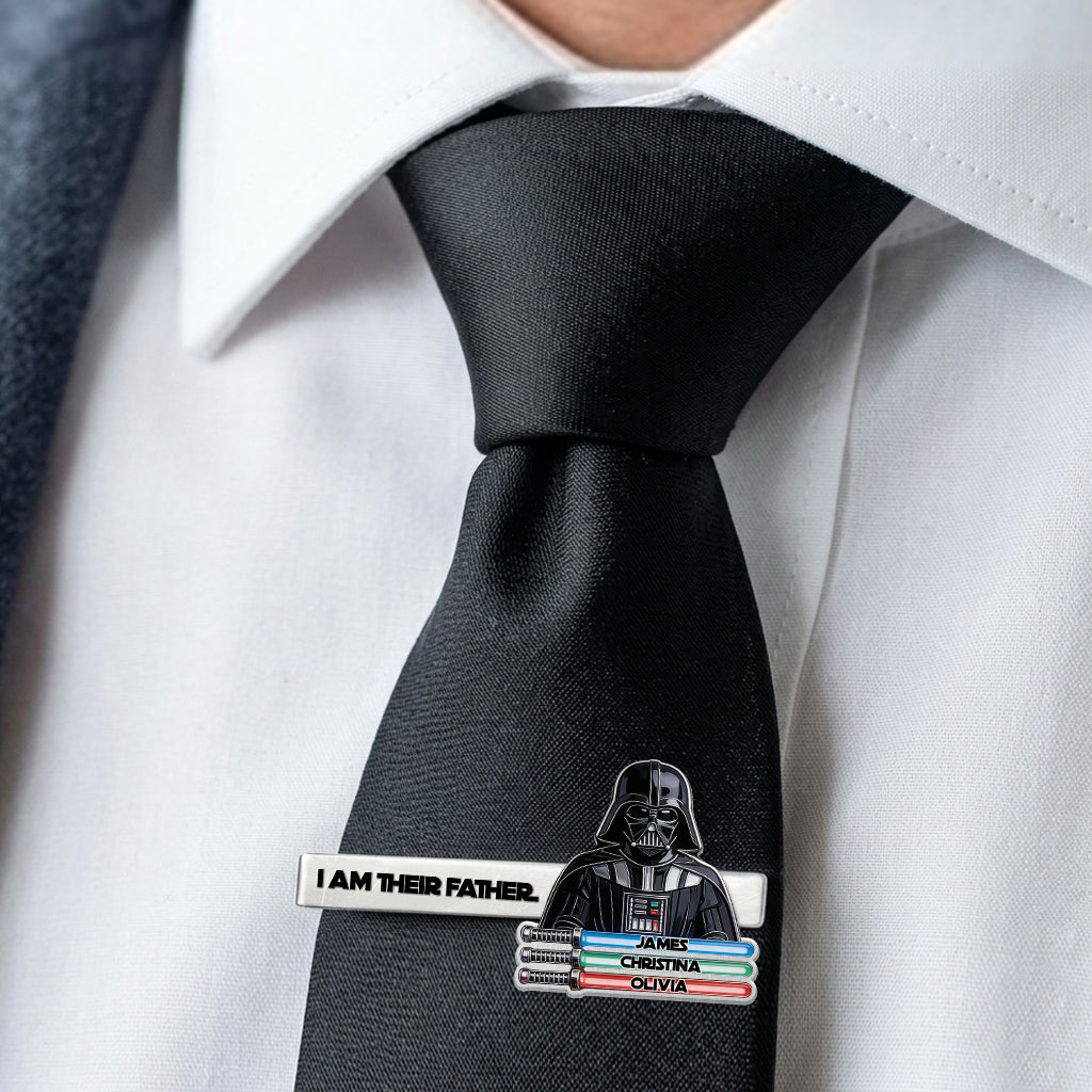 I Am Their Father - Personalized The Force Tie Clip