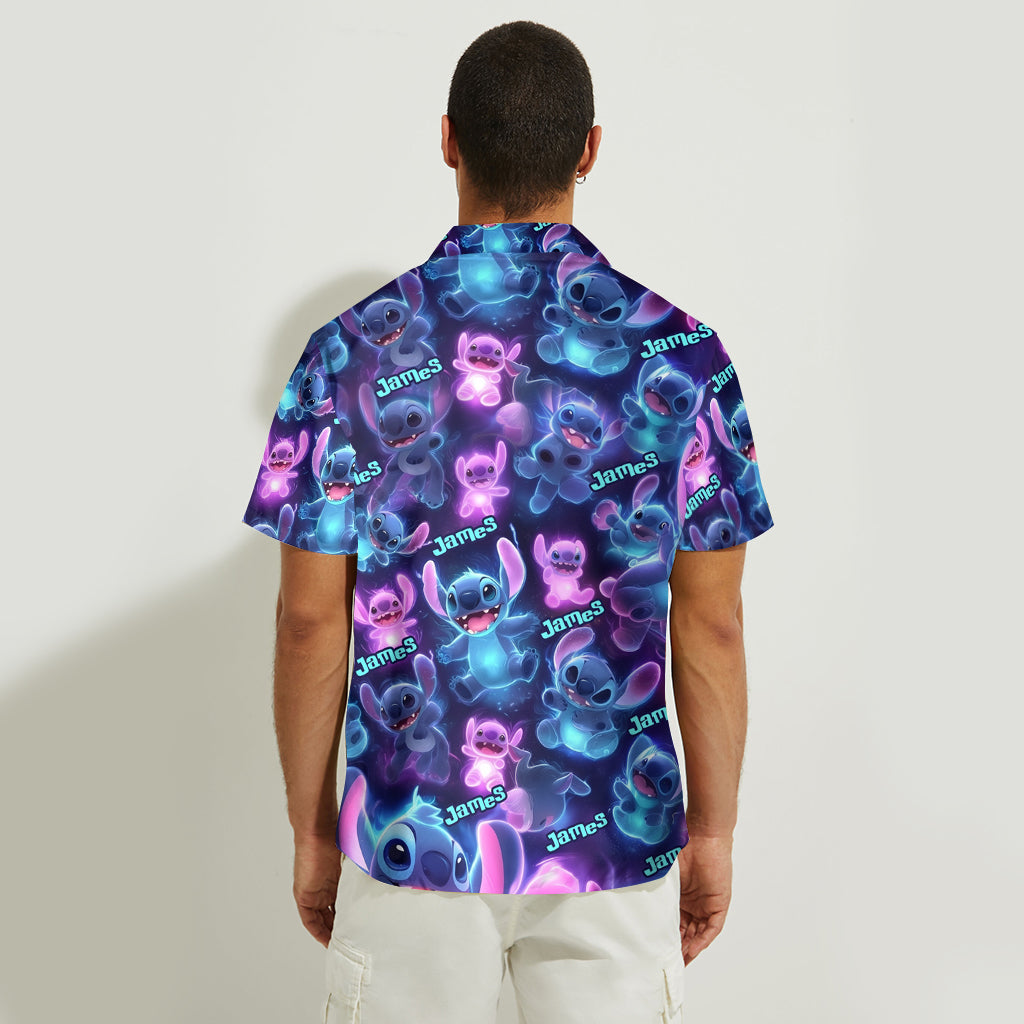 Happy Brightening Ohana - Personalized Ohana Hawaiian Shirt