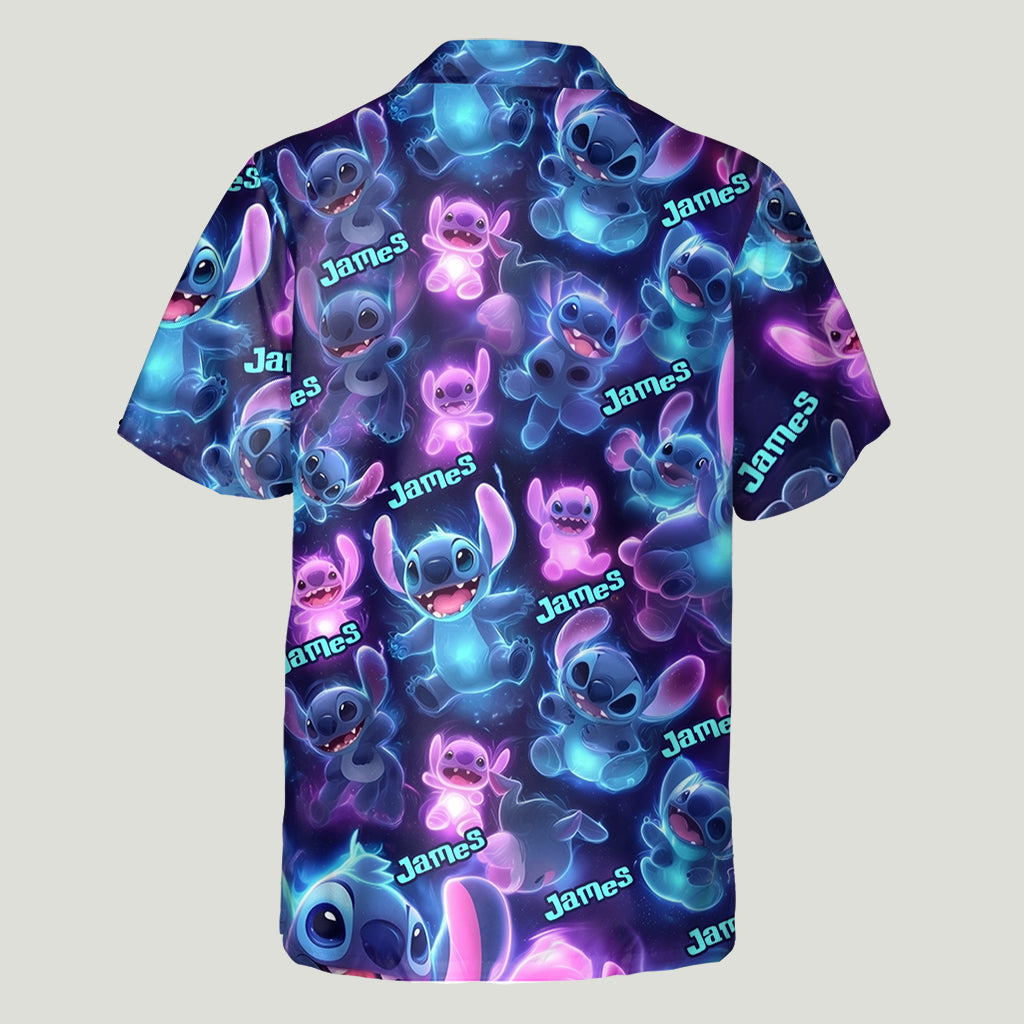 Happy Brightening Ohana - Personalized Ohana Hawaiian Shirt