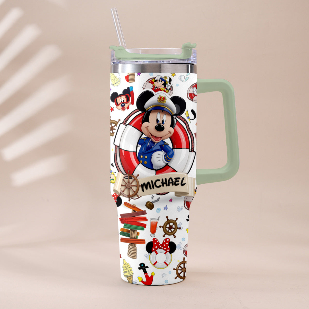 Cruising Friends - Personalized Dream Cruise Tumbler With Handle